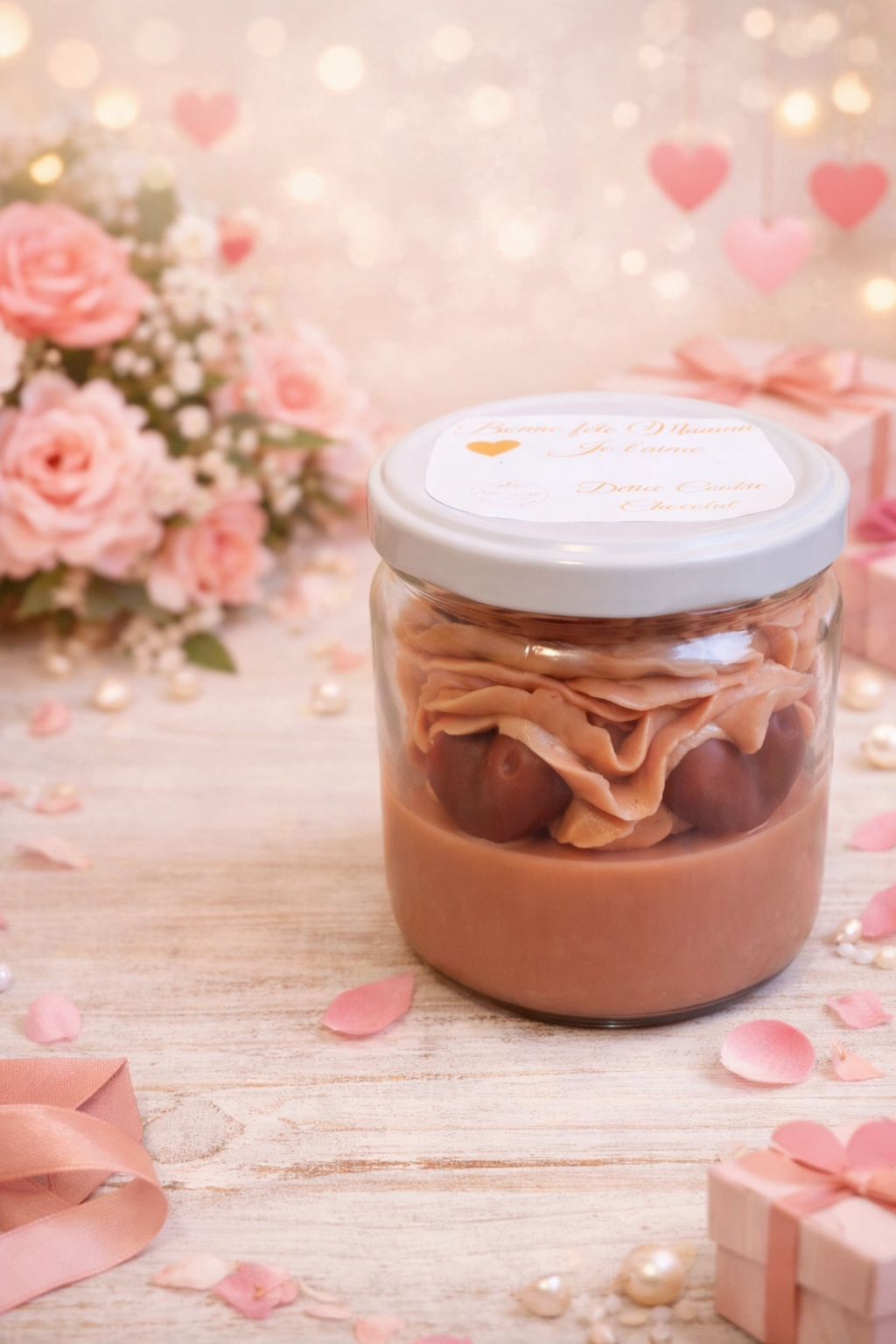 💝 Délice Cookie Chocolat - Bougie gourmande Fête des mères