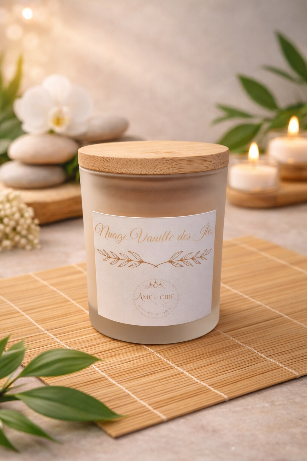 Nuage Vanille des Îles - Bougie parfumée