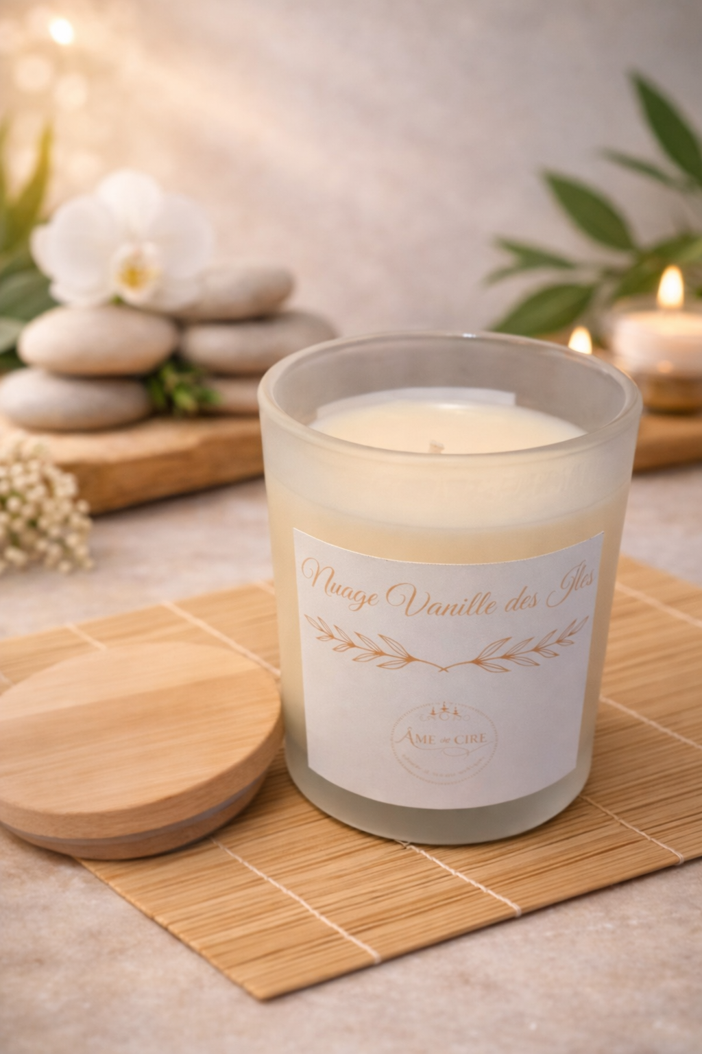 Nuage Vanille des Îles - Bougie parfumée